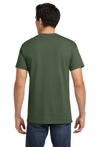 Gildan - Heavy Cotton 100% Cotton T-Shirt - Military Green Back