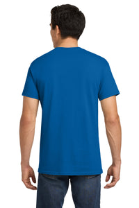Gildan - Heavy Cotton 100% Cotton T-Shirt - Neon Blue Back