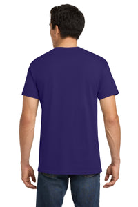 Gildan - Heavy Cotton 100% Cotton T-Shirt - Purple Back