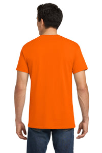 Gildan - Heavy Cotton 100% Cotton T-Shirt - S. Orange Back