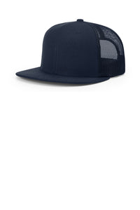 Richardson Acrylic-Wool Blend Flatbill Trucker 511 - Navy