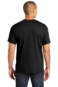 Gildan  Heavy Cotton  100% Cotton Pocket T-Shirt - Black Back