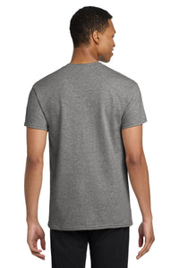Gildan  Heavy Cotton  100% Cotton Pocket T-Shirt - Graphite Heather Back