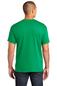 Gildan  Heavy Cotton  100% Cotton Pocket T-Shirt - Irish Green Back