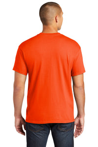Gildan  Heavy Cotton  100% Cotton Pocket T-Shirt - Orange Back