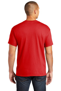 Gildan  Heavy Cotton  100% Cotton Pocket T-Shirt - Red Back