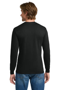 Gildan - Heavy Cotton 100% Cotton Long Sleeve T-Shirt - Black Back