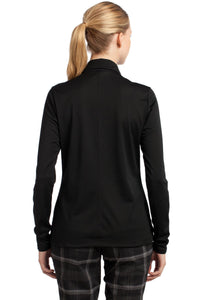 Nike Women's Long Sleeve Dri-FIT Stretch Tech Polo - Black Back