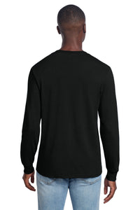 Jerzees Premium Blend Ring Spun Long Sleeve T-Shirt 560LS - Black Ink Back
