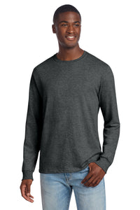 Jerzees Premium Blend Ring Spun Long Sleeve T-Shirt 560LS - Black Ink Heather