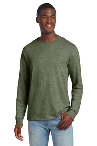 Jerzees Premium Blend Ring Spun Long Sleeve T-Shirt 560LS - Military Green Heather