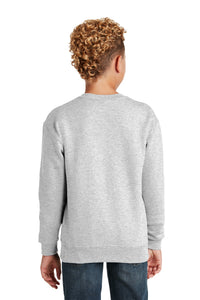Jerzees - Youth NuBlend Crewneck Sweatshirt - Ash Back