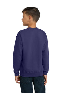 Jerzees - Youth NuBlend Crewneck Sweatshirt - Deep Purple Back