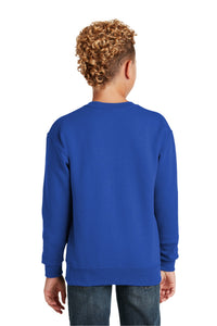 Jerzees - Youth NuBlend Crewneck Sweatshirt - Royal Back