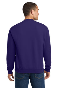 Jerzees - NuBlend Crewneck Sweatshirt - Deep Purple Back