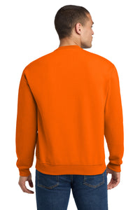 Jerzees - NuBlend Crewneck Sweatshirt - Safety Orange Back