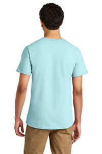 Jerzees Unisex Premium Combed Ring Spun Cotton Tee 570M - Breezy Blue Back