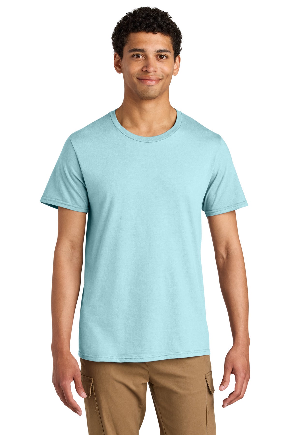 Jerzees Unisex Premium Combed Ring Spun Cotton Tee 570M - Breezy Blue