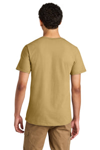 Jerzees Unisex Premium Combed Ring Spun Cotton Tee 570M - Butterscotch Back