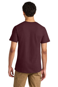 Jerzees Unisex Premium Combed Ring Spun Cotton Tee 570M - Maroon Back