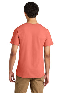 Jerzees Unisex Premium Combed Ring Spun Cotton Tee 570M - Sunset Coral Back