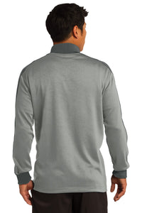 Nike Dri-FIT 1/2-Zip Cover-Up - Athletic Grey Heather/ Dark Grey Back