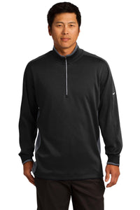 Nike Dri-FIT 1/2-Zip Cover-Up - Black/ Dark Grey/ White