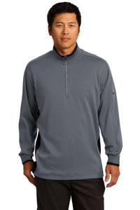 Nike Dri-FIT 1/2-Zip Cover-Up - Dark Grey/ Black/ Sport Fuchsia