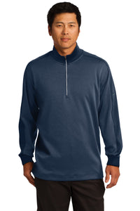 Nike Dri-FIT 1/2-Zip Cover-Up - Midnight Navy Heather/ Midnight Navy