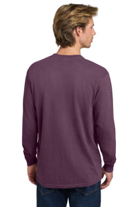 COMFORT COLORS  Heavyweight Ring Spun Long Sleeve Tee - Berry Back
