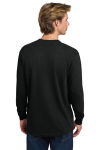 COMFORT COLORS  Heavyweight Ring Spun Long Sleeve Tee - Black Back