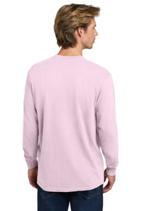 COMFORT COLORS  Heavyweight Ring Spun Long Sleeve Tee - Blossom Back