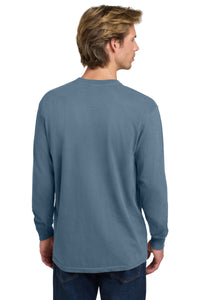 COMFORT COLORS  Heavyweight Ring Spun Long Sleeve Tee - Blue Jean Back