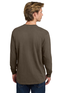 COMFORT COLORS  Heavyweight Ring Spun Long Sleeve Tee - Espresso Back