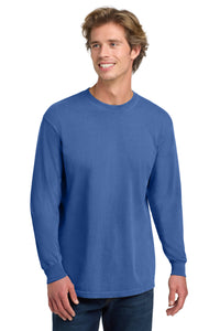 COMFORT COLORS  Heavyweight Ring Spun Long Sleeve Tee - Flo Blue