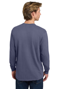 COMFORT COLORS  Heavyweight Ring Spun Long Sleeve Tee - Grape Back