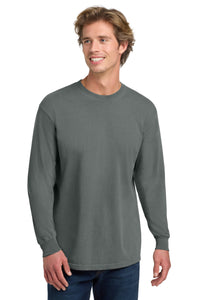 COMFORT COLORS  Heavyweight Ring Spun Long Sleeve Tee - Grey