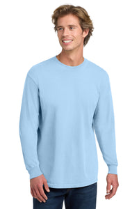 COMFORT COLORS  Heavyweight Ring Spun Long Sleeve Tee - Hydrangea