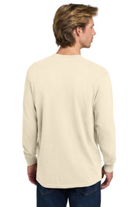 COMFORT COLORS  Heavyweight Ring Spun Long Sleeve Tee - Ivory Back