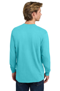 COMFORT COLORS  Heavyweight Ring Spun Long Sleeve Tee - Lagoon Back