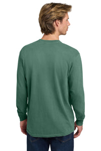 COMFORT COLORS  Heavyweight Ring Spun Long Sleeve Tee - Light Green Back