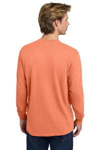COMFORT COLORS  Heavyweight Ring Spun Long Sleeve Tee - Melon Back