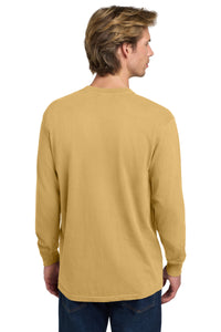 COMFORT COLORS  Heavyweight Ring Spun Long Sleeve Tee - Mustard Back
