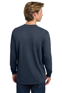 COMFORT COLORS  Heavyweight Ring Spun Long Sleeve Tee - Navy Back