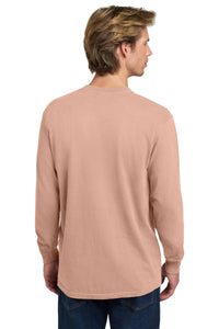 COMFORT COLORS  Heavyweight Ring Spun Long Sleeve Tee - Peachy Back