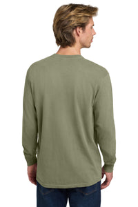 COMFORT COLORS  Heavyweight Ring Spun Long Sleeve Tee - Sandstone Back