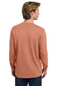 COMFORT COLORS  Heavyweight Ring Spun Long Sleeve Tee - Terracota Back