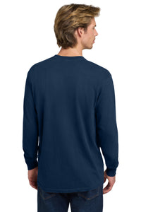 COMFORT COLORS  Heavyweight Ring Spun Long Sleeve Tee - True Navy Back