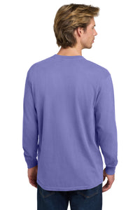 COMFORT COLORS  Heavyweight Ring Spun Long Sleeve Tee - Violet Back