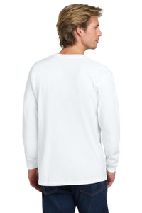 COMFORT COLORS  Heavyweight Ring Spun Long Sleeve Tee - White Back